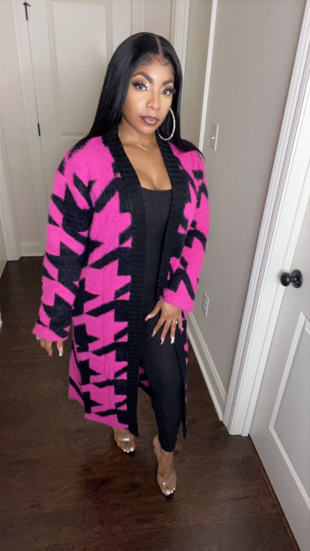 Cuddle Weather black/pink